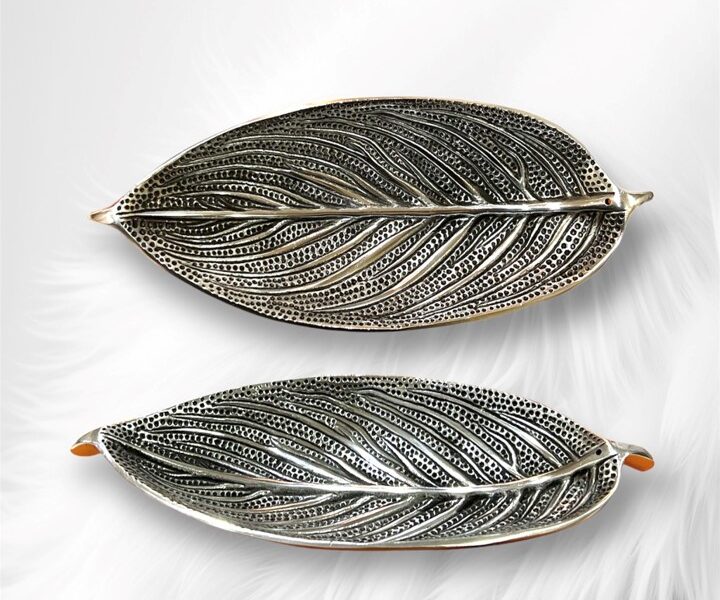 Incense Holders Metal Leaf Design