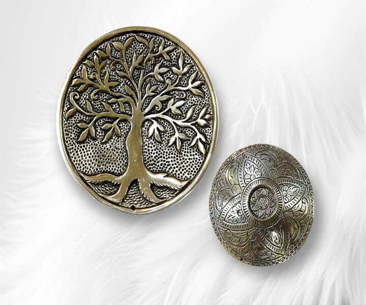 Incense Holders Metal Round Shape