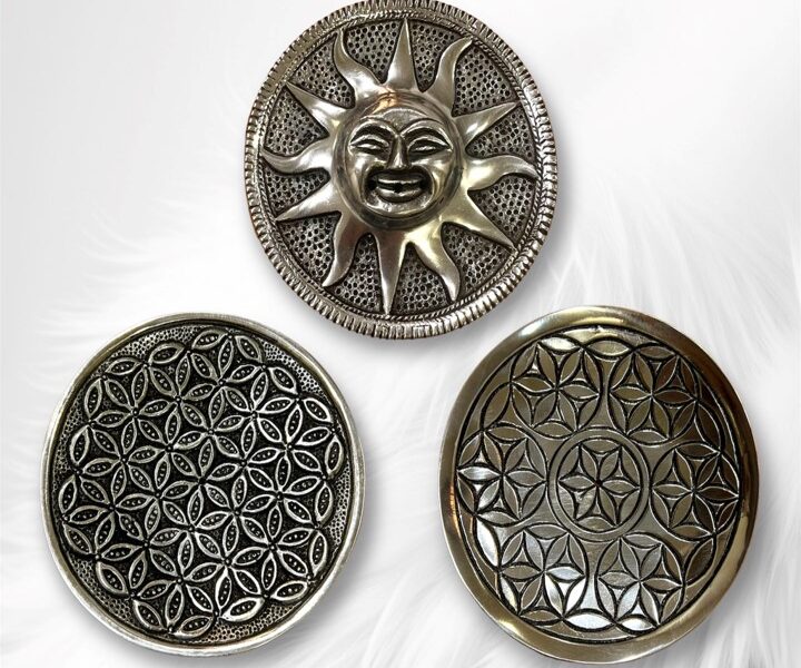 Incense Holders Metal Round Shape