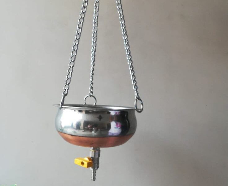 Shirodhara Pot Steel