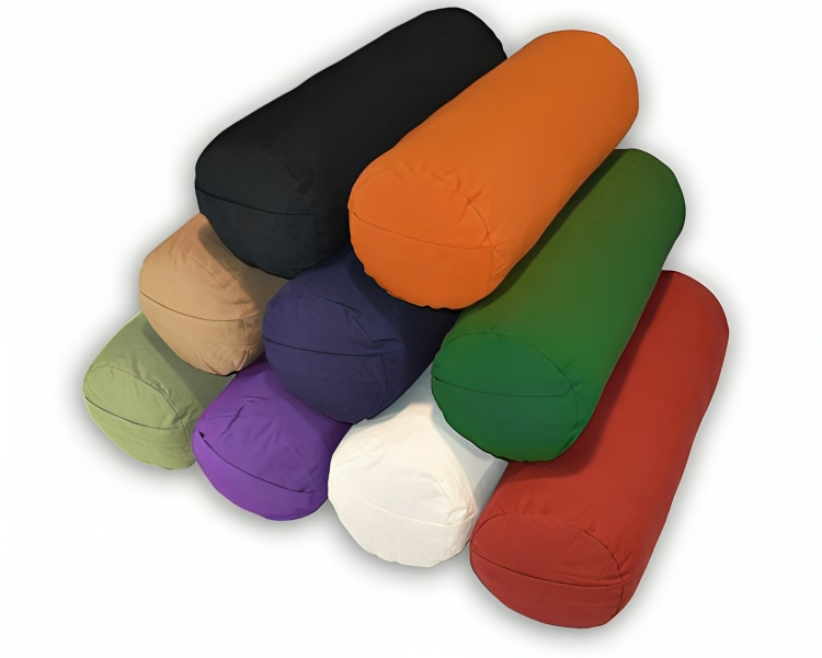 Cotton Canvas Round Bolster