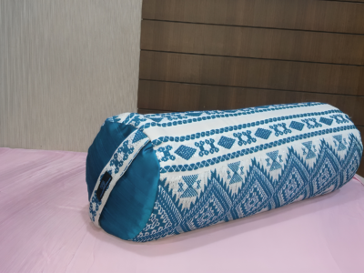 Jacquard Round Bolster