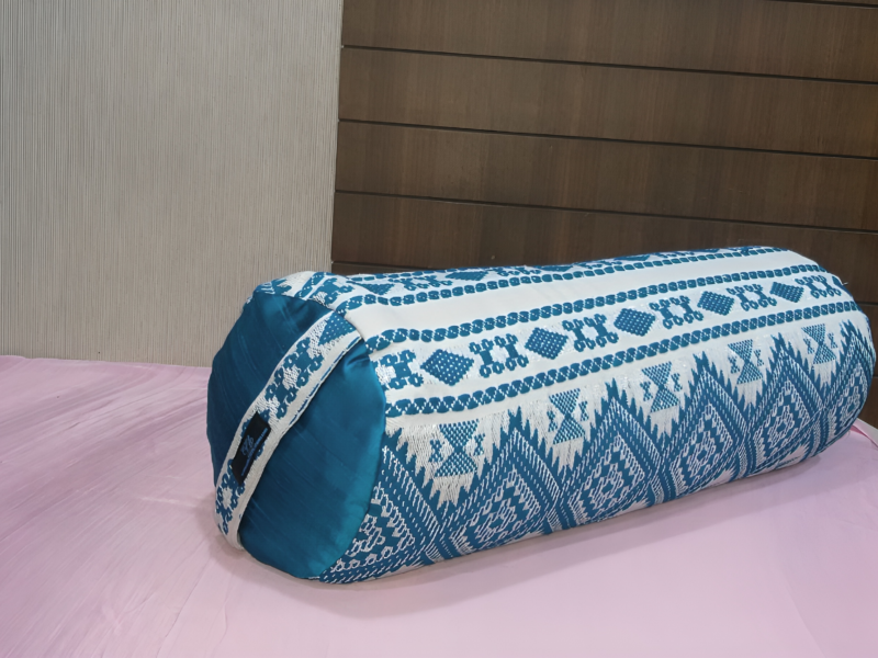 Jacquard Round Bolster