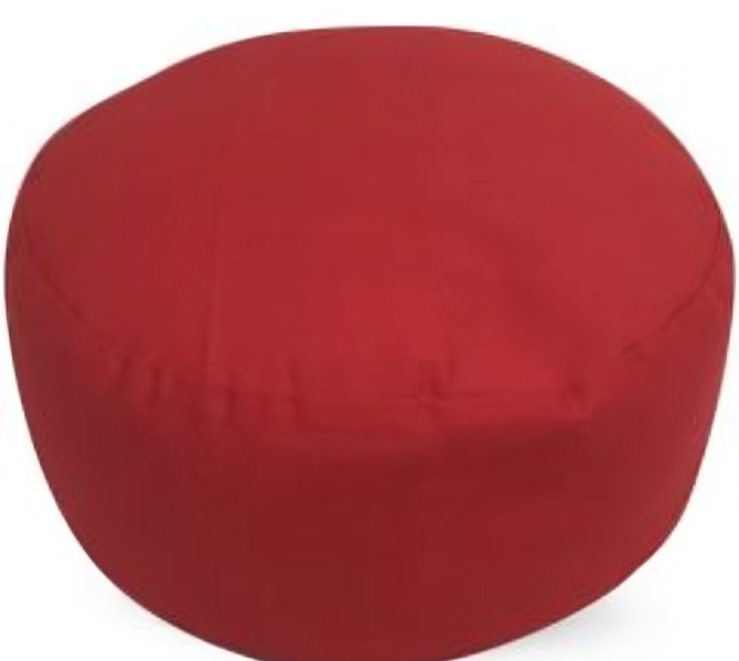 Cotton Canvas Round Cushion