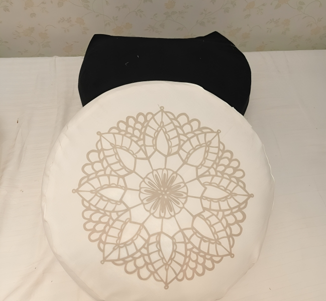 Cotton Printed Round Cushion
