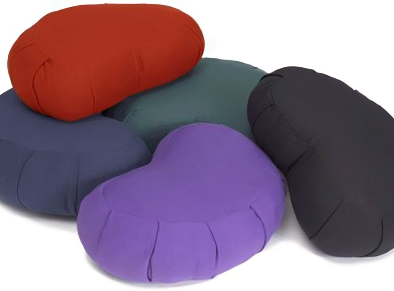 Cotton Canvas Half Moon Zafu