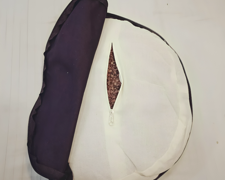 Cotton Canvas Half Moon Zafu