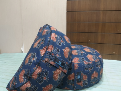 Cotton Printed Half Moon Zafu