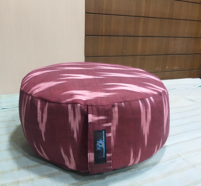 Ikkat Round Cushion