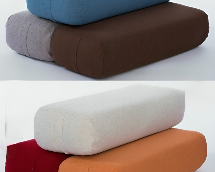 Cotton Canvas Rectangular Bolster