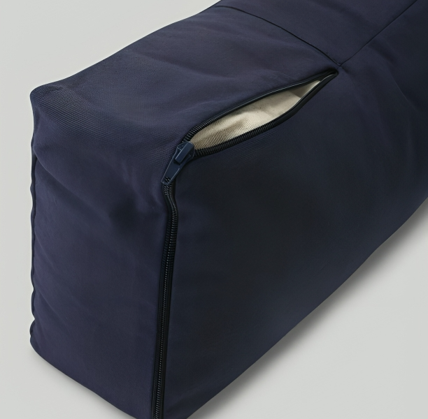 Cotton Canvas Rectangular Bolster